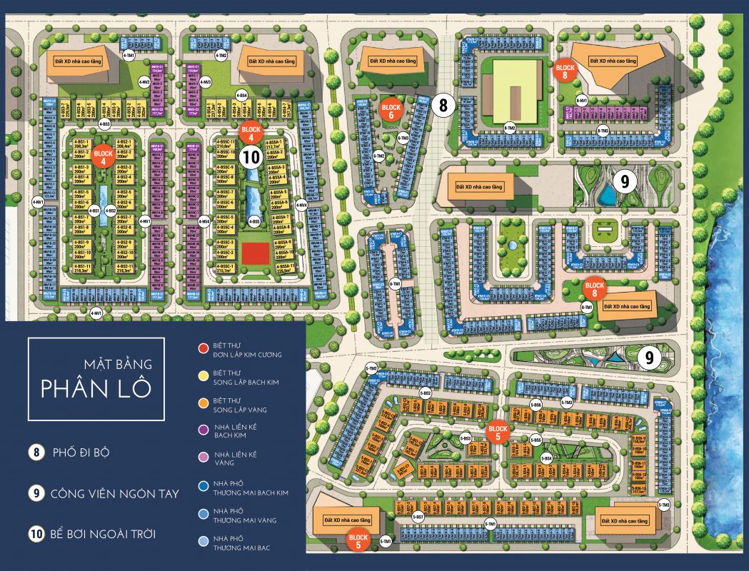 Mặt bằng giai đoạn 1 dự án The Manor Central Park