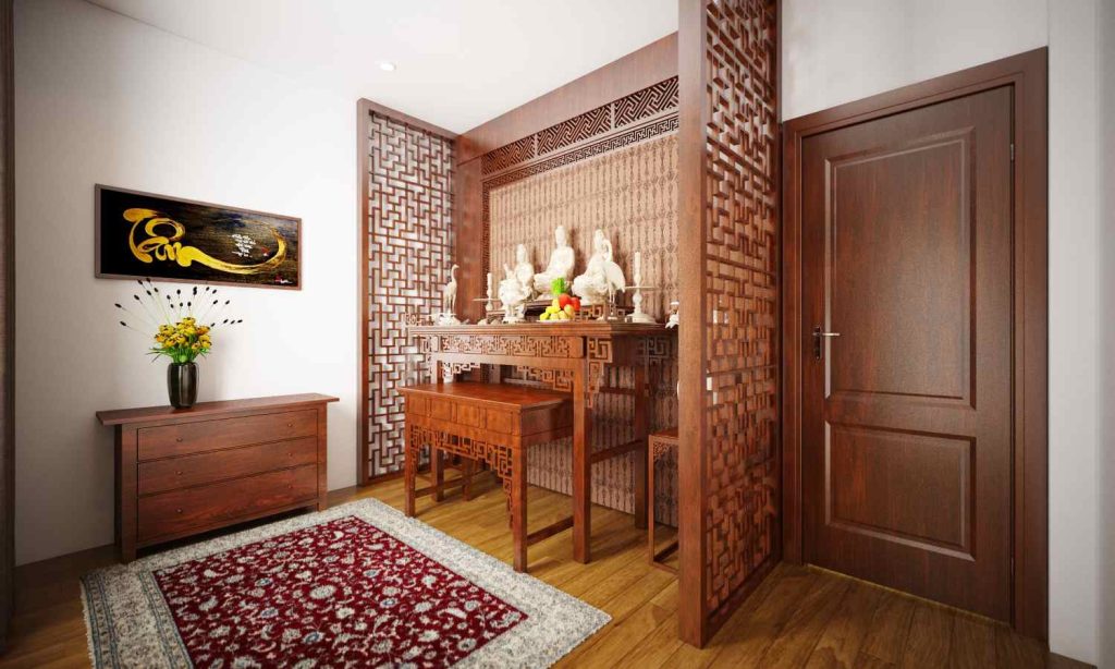 Thiết Kế Nội Thất Phòng Thờ Trang Nghiêm, Ấm Cúng